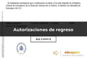 Autorizaciones de regreso